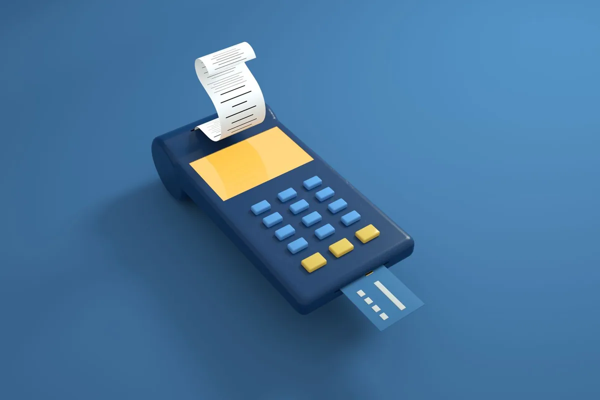 Calendario junto a comprobantes de pago de una compraventa